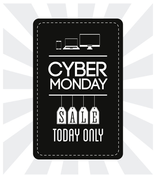 电脑、笔记本、智能手机和网络星期一设计图片下载