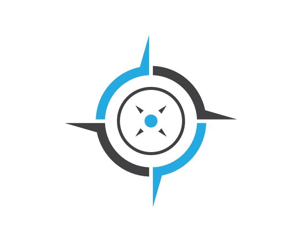 指南针Logo模板矢量图标素材图片下载