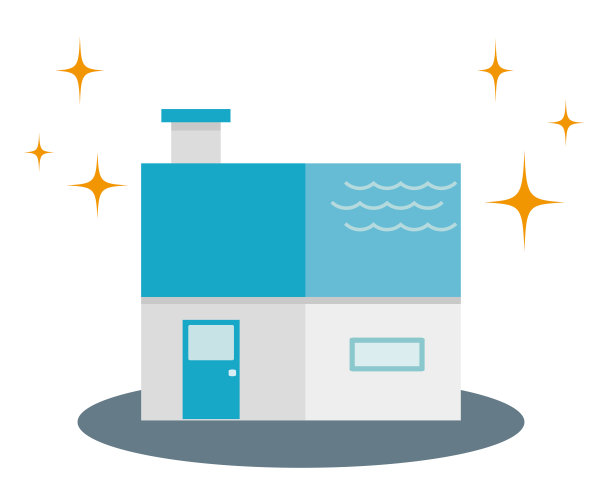 住宅的插图。房子插图。图片下载