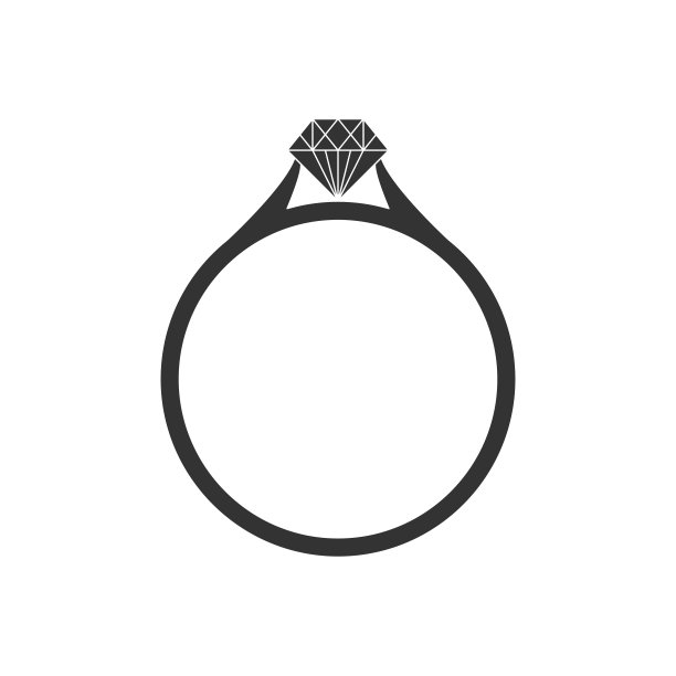 结婚典礼上的钻戒图标图片下载