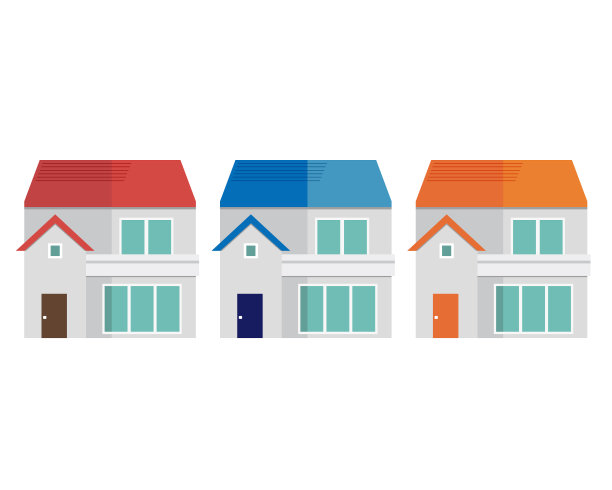 住宅的插图。房子插图。图片下载