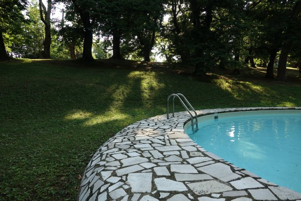 公园里的游泳池图片下载