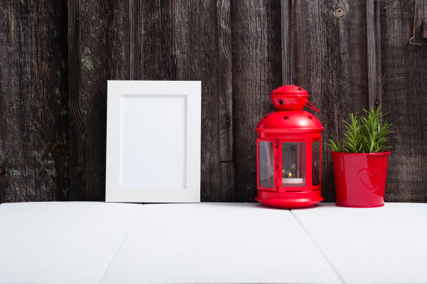 相框，灯笼，薰衣草图片下载