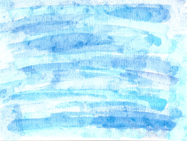 蓝色水彩背景图片下载
