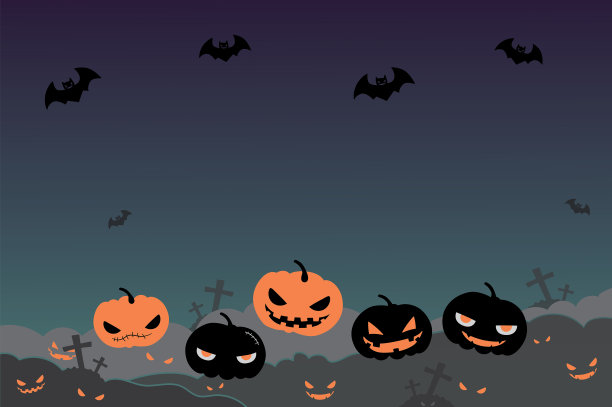 万圣节快乐背景图片下载