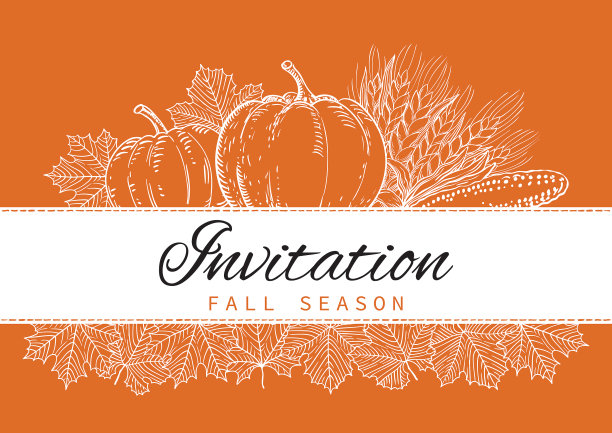 秋收贺卡图片下载