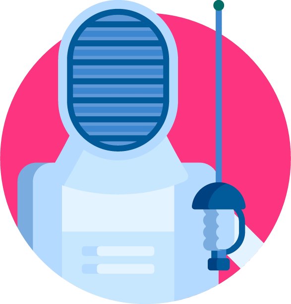 圆形的平面图标用于运动图片下载