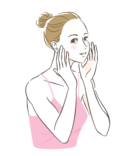 女性护肤图像插图材料素材图片