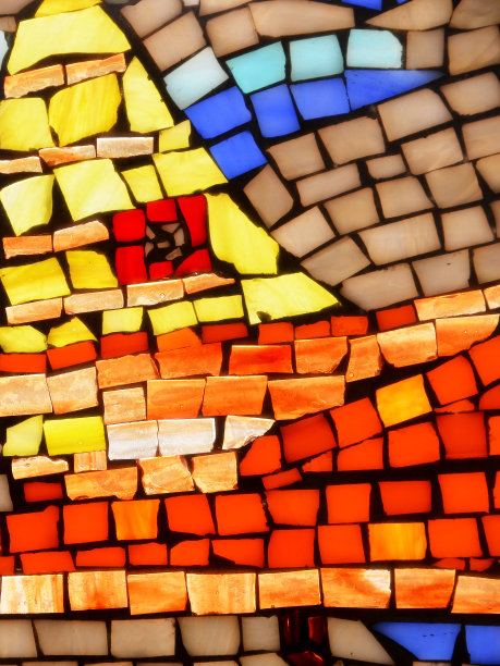 抽象多彩的马赛克纹理图片下载