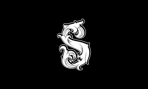 装饰字母S矢量图片下载