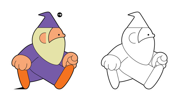 坚定地走小矮人图片下载