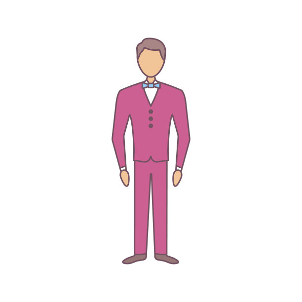 新郎彩色图标图片下载