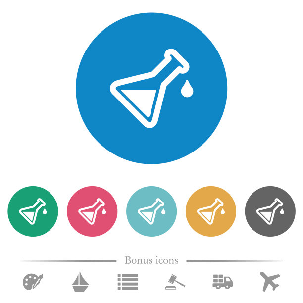 实验扁圆图标图片下载