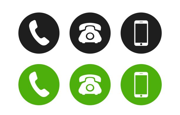 手机图标。电话图标矢量。图片下载