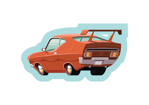 红色跑车图片下载