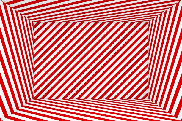 带有条纹线的3D空房间图片下载