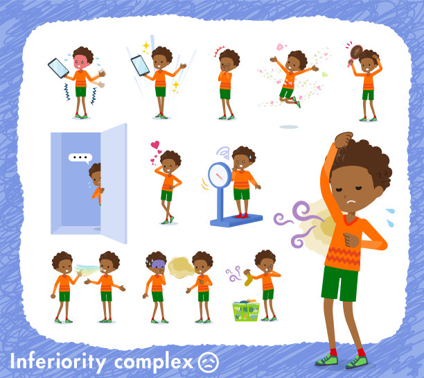 平型烫发男孩黑情结图片下载