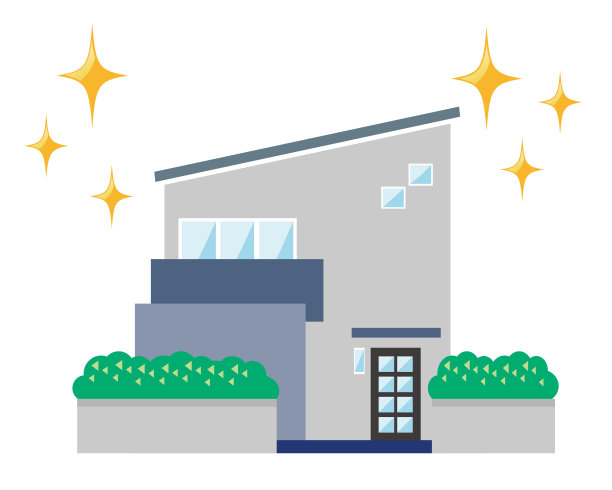 住宅的插图。房子illustration.simple。图片下载