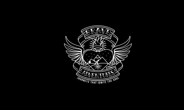 单线户外场景插图图片下载