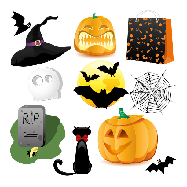 万圣节布景，第一部分图片下载