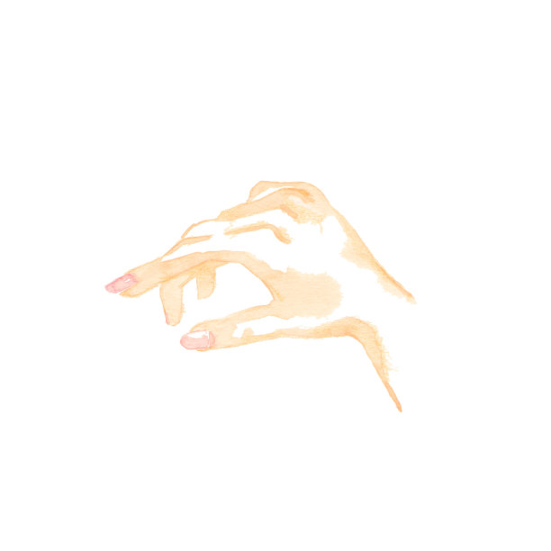 手的一个柔和自然的姿势图片下载