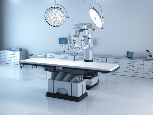 有机器人手术的手术室图片下载