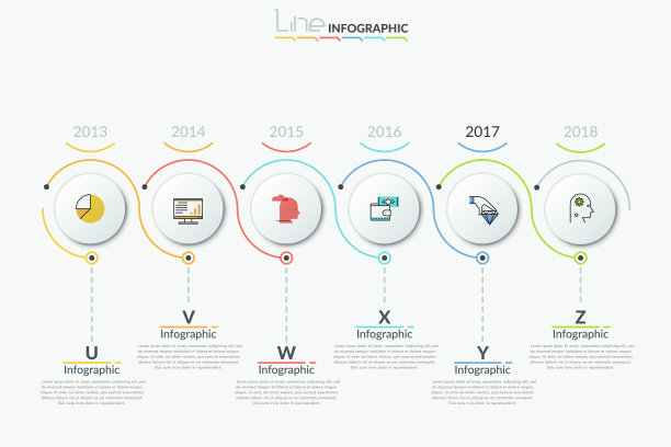 现代信息图形设计模板图片下载