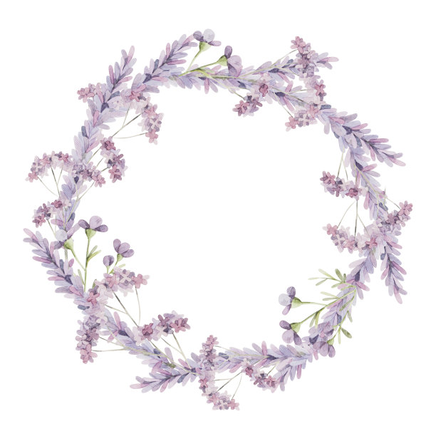 圆花框架素材图片