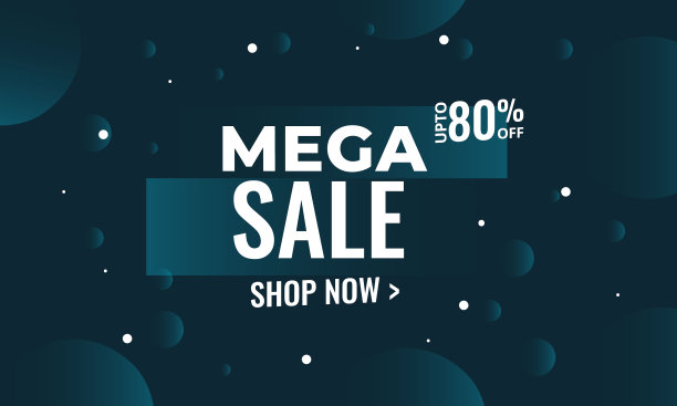 摘要平面销售横幅设计模板图片下载