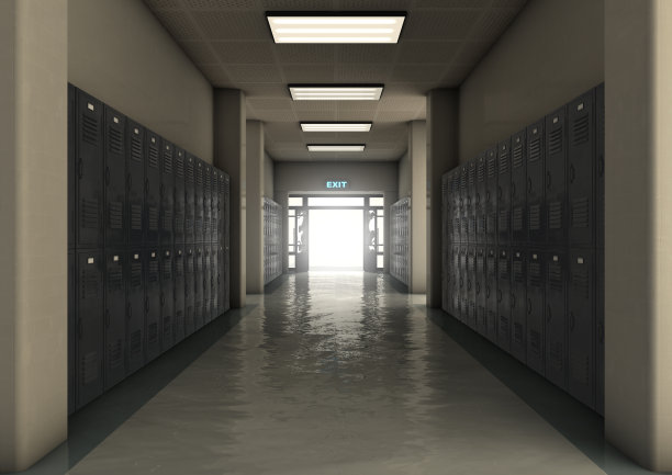 学校储物柜出口图片下载