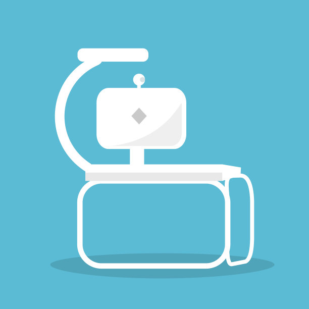 现代未来主义白色工作空间插图图片下载