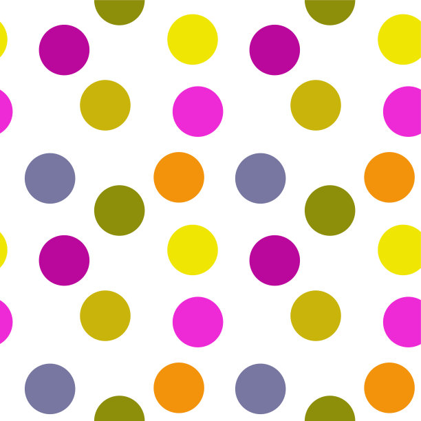 白色背景上的多色圆圈。图片下载