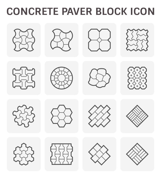 摊铺机块地板图片下载