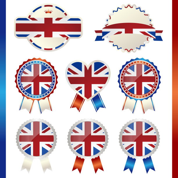 英国国旗套装图片下载