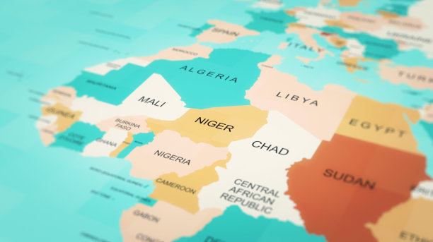 尼日尔-世界地图图片下载