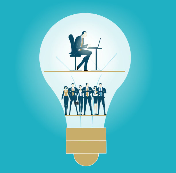 由年轻的商业人士组成的团队在发展项目上共同工作。新想法，头脑风暴和寻找解决方案的概念图片下载