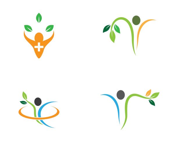 Wellnes符号向量图标图片下载