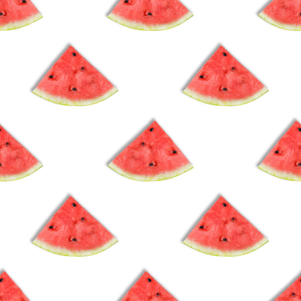 西瓜片的平面布局。西瓜无缝模式。图片下载