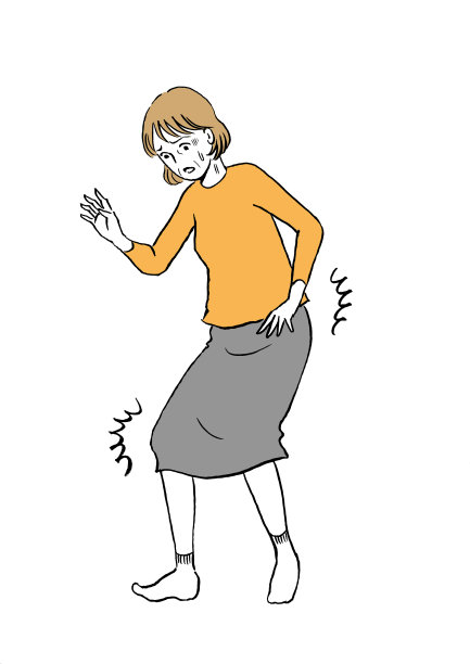 背部和膝盖疼痛图片下载