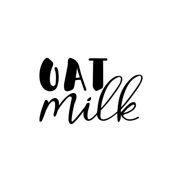 燕麦牛奶。矢量插图。刻字。墨水插图。图片下载