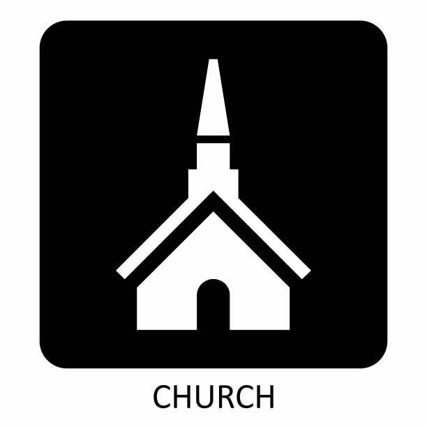 教堂图标说明图片下载
