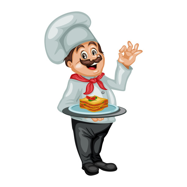厨师长卡通图片下载