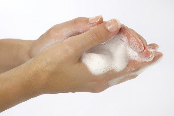 特写洗手，用肥皂洗手图片下载