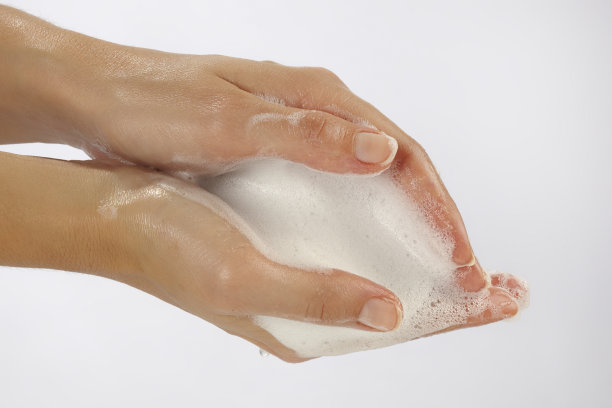 特写洗手，用肥皂洗手图片下载