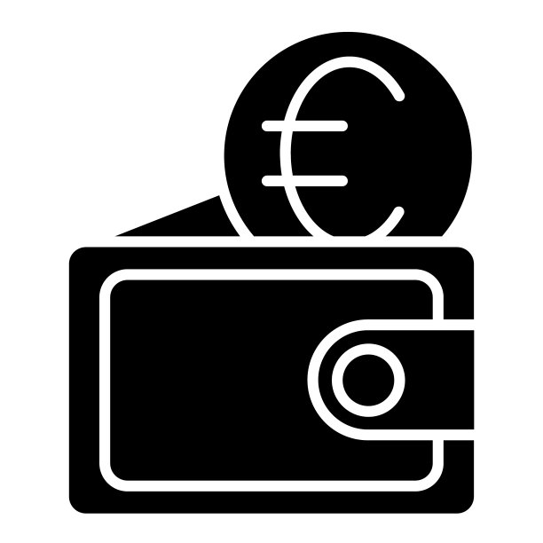钱包图标矢量插画（商务轮廓）图片下载