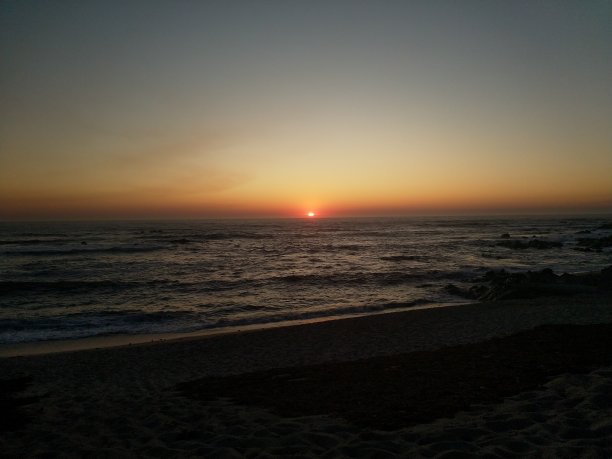 海上日落图片下载