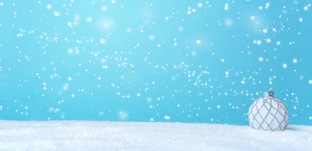 白色圣诞节小玩意图片下载