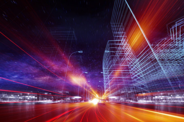 未来的城市交通图片下载