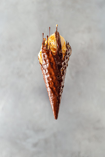 悬浮冰淇淋图片下载