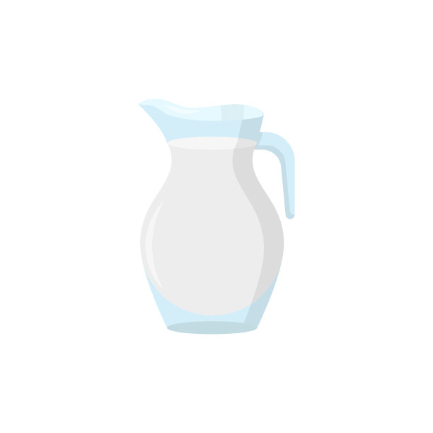 玻璃罐子里放着牛奶图片下载